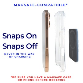 Plentri The Clingy Thingy | Magnetic Suction Phone Mount for Creating, FaceTime, Workouts | Phone Suction Grip | Compatible with MagSafe iPhones 16/15/14/13/12 16/15/14/13/12 (Glacier White)