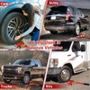 Portable Tire Jack Tool with Roller Plate, Tire Lifting Tool