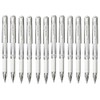 uni-ball Signo Broad Metallic UM-153 Pen - White, Pack of