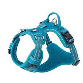 Dog Harness No Pull Adjustable Reflective Step-in Soft Nylon For Small Large Pet TLH56512(XS, Blue)