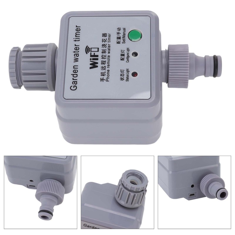 Smart Sprinkler Water Timer Automatic Watering Remote Control USB Power