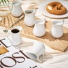 Nuanchu 12 Pcs 3 oz Small Creamer Milk Pitcher, Classic