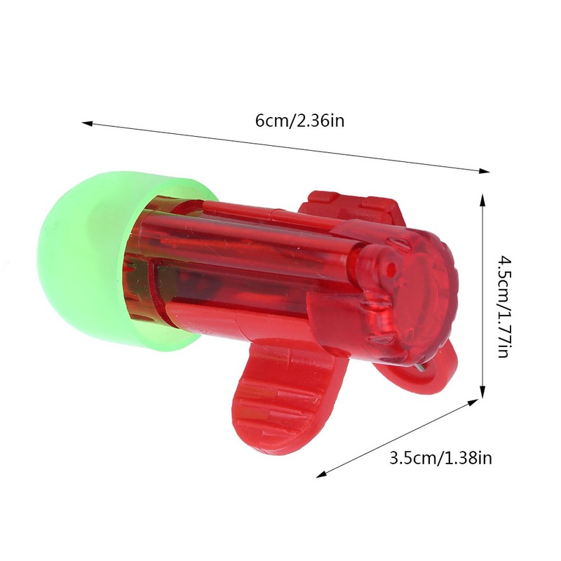 2 Sets Night Fishing Sensor Light Pole Alarm LED Signal
