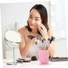 Mikinona 2pcs Ergonomic Makeup Brush Pen Holder Suction Cup Desk