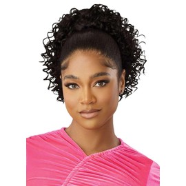 Outre Pretty Quick - Drawstring Pony - Corrie (JET BLACK 1)