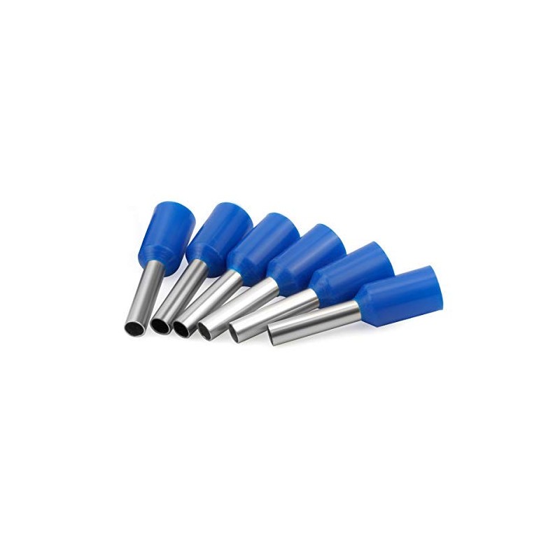 XHF 1000 PCS AWG 24/0.34mm² Wire Ferrules Insulated Copper Crimp