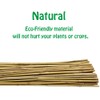 Natural Bamboo Trellis 24 Inches Tall, Mininfa Garden Ladder Trellis,