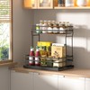 Zufudo 2 Pack Under Sink Organizers and Storage, 2 Tier