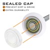 HardwareX supply 2" Nylon Sealed Garage Door Rollers, 6200ZZ High