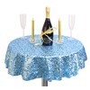Christmas Concepts® Baby Blue Sequin Round Table Cloth - 36