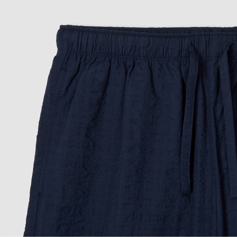 Jaju [JAJU] Men's Soft Seersucker 5-minute pajama pants_Navy