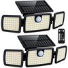 MIHANI Solar Lights Outdoor, Quick Charge Solar Motion Deck Lights