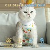 CGLRybO Cat Bodysuit Post Op Castration Pet Medical Surgical Shirt