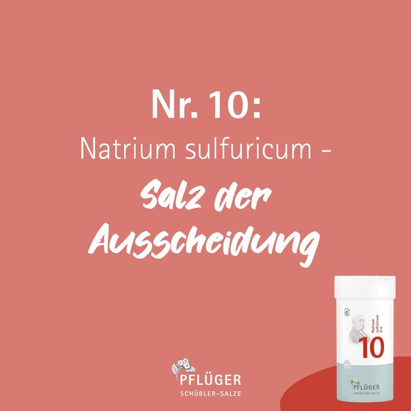 PFLÜGER Schüßler Salze Nr. 10 Natrium sulfuricum D6 - 1000