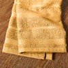 KitchenAid Albany Kitchen Towel 4-Pack Set, Orange Sorbet Yellow/White, 16"x26"