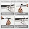 Shower Squeegee, 10 Inch Squeegee Shower Stainless Steel Window Squeegee