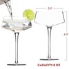 Chouggo Martini Glasses Set of 6, 8Oz Coupe Cocktail Glasses,