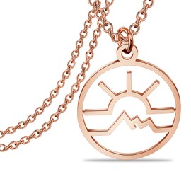 KEYCHIN Inspired Gift Canadian TV Series Jewellery - Collar de regalo para fans de Amy y Lou, Metal, Acero inoxidable