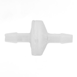 One Way Valve, Aquarium Air Valve Anti Siphon Valve Vacuum, Non Return Valve Check Valve Plastic 4mm 12PCS Oil Resistant One Way Air Valve PP Check Valve for Fish Tank