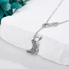 ONEFINITY Cowboy Boot Necklace S925 Sterling Silver Cowgirl Necklace Cowboy