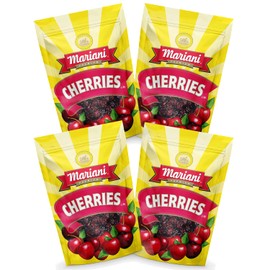 Mariani Dried Cherries - Healthy Snacks for Kids and Adults, Dried Fruit, Vegan Snacks, Gluten Free Snacks, 5 Ounces (Pack of 4)