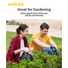 Wahoo Guantes de jardinería para mujer, 2 pares de guantes