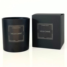 Conrad Rose Scented Soy Candle 12 oz (Vieux Carré) New Orleans French Quarter Amber Patchouli Masculine Scented