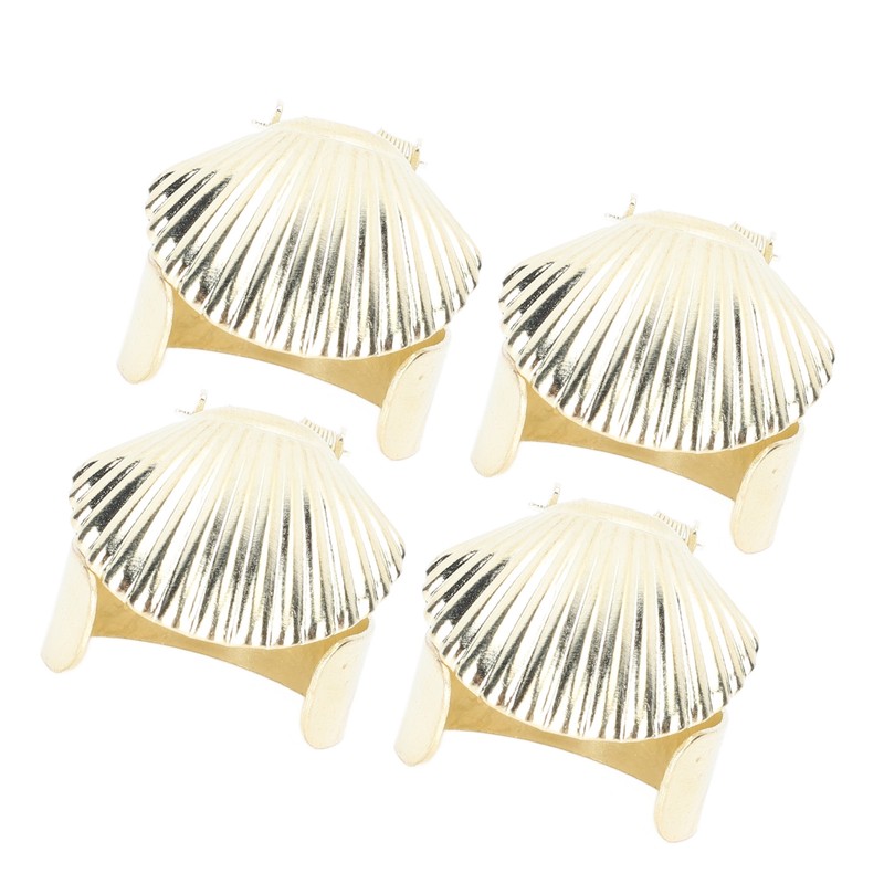 4Pcs Candle Snuffer Candle Extinguisher Metal Shell Pattern Automatic Candle