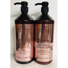 Dead Sea Collection ~Mineral Shampoo + Conditioner with Keratin & Sea Minerals