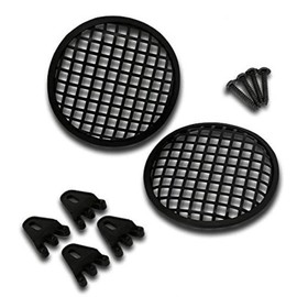 Pyramid GW5BK 5" Speaker Grill Covers - Universal Car/Vehicle Speaker Protectors (Pair)