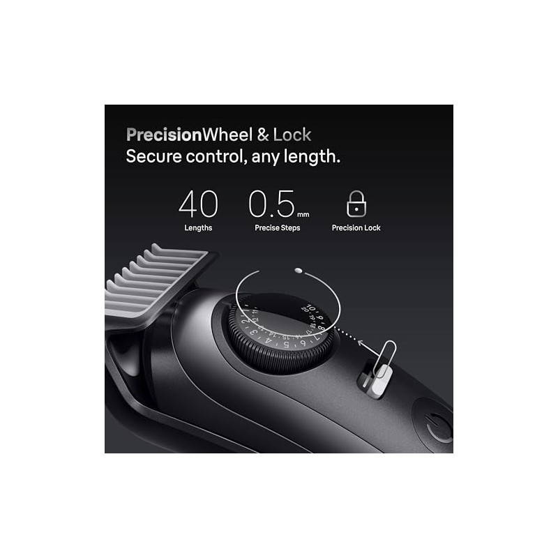 Braun Beard Trimmer Series 7, +7 Barbering Tools, Mens Beard