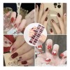 5 Plantillas Pegatinas Decorativa Uñas Diseños Nude Nail Art