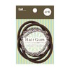 Kai Corporation Hepling Hair Elastics, Brown, 4 Pieces
