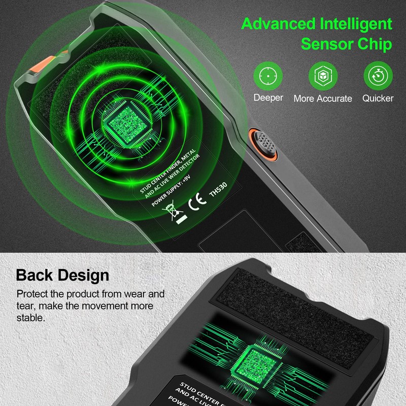 Stud Finder Wall Scanner - 5 in 1 Electronic Stud