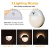 YUNLEX 6 Pack Stair Lights Indoor, 2.6" Small Stick on