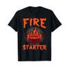 Fire Starter BBQ Grill Flame Enthusiast T-Shirt