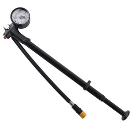 Aluminum Alloy Mountain Bike Pump Bicycle Pump with Pressure Gauge Cycling Accessory