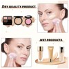 Andiker Powder Puff Set Cotton Triangle Loose Powder Puff Cosmetic