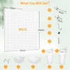 FZK Peg Board, 74PCS Metal Pegboard Wall Organizer Kit. Heavy