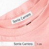 100 Pre-curved Labels for Marking Clothes with ICONO. For Nurseries