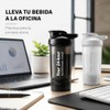 (2 piezas) 500ML Botella para Proteina de Coctelera，Botella Deportiva de