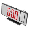 Projection Digital Alarm Clock USB Charging Automatic Dimming LED Mirror