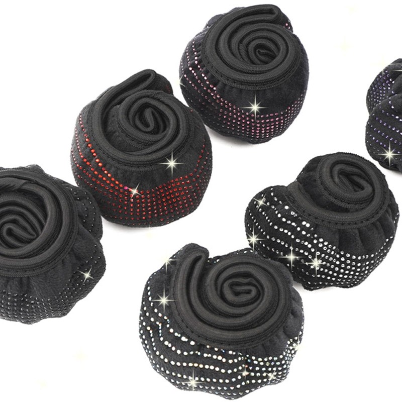 Bling Steering Wheel Cover with Diamond,Crystal Rhinestones Anti-Slip Car Wheel