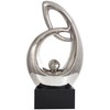 Deco 79 Ceramic Abstract Decorative Sculpture Looped Home Decor Statue