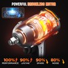 Litheli Cordless Impact Wrench, 1/2 Inch Hog Ring Brushless Impact