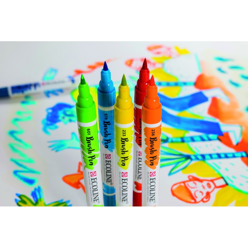 Talens Ecoline BRUSHPEN X5 Violet