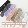 16par Calcetines Yoga Calcetas Antiderrapantes Pilates Mujer