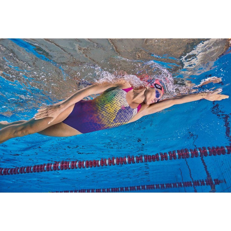 arena Logo Moulded Swim Cap, Pink