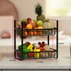 Webtrylics Fruit Basket for Kitchen Counter,Fruit Bowl,Countertop Organizer for Onion