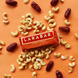 Larabar Cashew Cookie, Gluten Free Vegan Fruit & Nut Bars, 1.7 oz, 12 ct